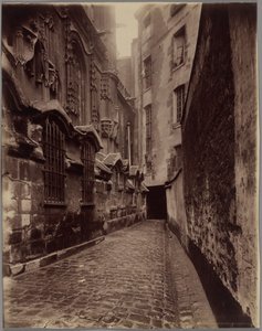 Före detta benhus vid Saint-Gervais-Saint-Protais, rue François Miron av Eugène Atget