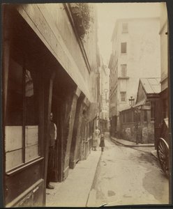 I hörnet av Rue de Venise, vid nr 14 (4:e) av Eugène Atget