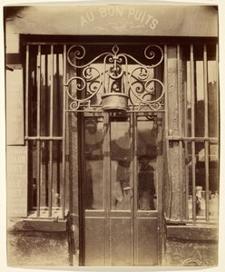 Vid den goda brunnen, rue Michel Le Conte 36 (3:e arrondissementet) av Eugène Atget