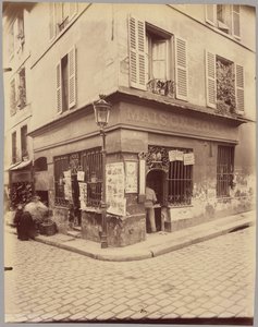 Kabaré, rue Mouffetard av Eugène Atget