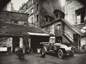 Gård, Rue de Valence av Eugène Atget