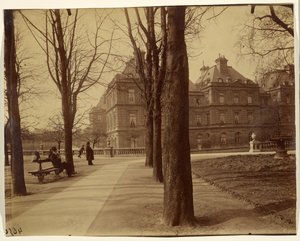 Luxembourgträdgården av Eugène Atget