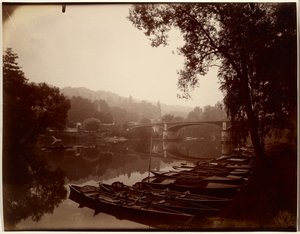 Marne vid La Varenne av Eugène Atget