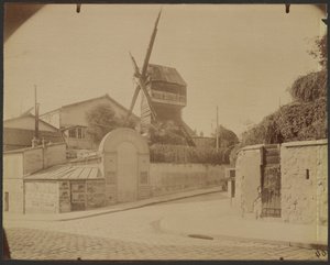 Moulin de la Galette av Eugène Atget