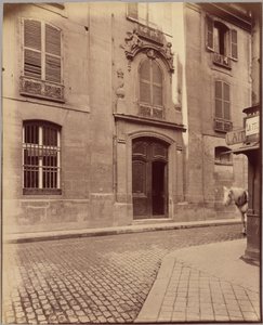 Prästgården Saint-Merri, rue de la Verrerie av Eugène Atget
