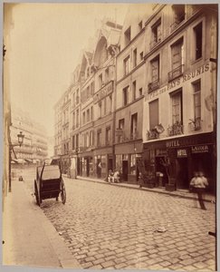 Rue Galande av Eugène Atget