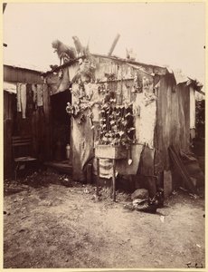 En lumpsamlares hus av Eugène Atget