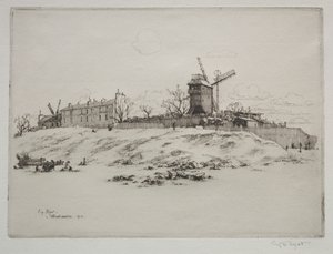 Moulin de la Galette, Montmartre av Eugene Bejot