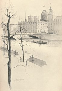 Pont au Change, 1915 av Eugene Bejot