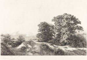 Ekar i Vaux de Cernay, 1840. av Eugene Bléry