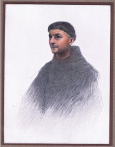 En munke, 1919 av Eugene Burnand