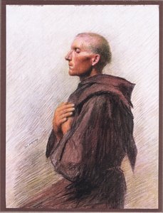 Broder Burnard av Quintavelle, 1919 av Eugene Burnand