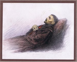 St Francis på sin dödsbädd, 1919