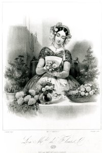 Blomsterförsäljaren, ca. 1840