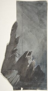 Design för en scenuppsättning, 1830-90.