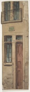 Design för en scen på Opéran, Paris, 1830-90. av Eugene Ciceri
