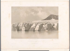 Utsikt över Märjelensee och Aletschglaciären Le Lac Merill et le Glacier d
