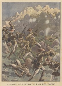 Slaget vid Spion Kop, Sydafrika (färgmedlemmar) av Eugene Damblans