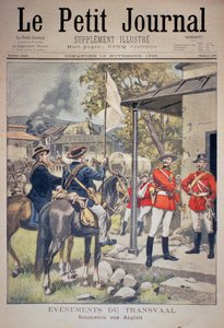 Händelser i Transvaal: Kalling till engelsmännen, framsidan av Le Petit Journal, 12 november 1899 av Eugene Damblans