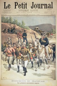 Händelser i Transvaal: The First English Prisoners, framsidan av Le Petit Journal, 29 oktober 1899 av Eugene Damblans