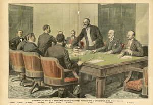 Illustration av Eugene Damblans (1865-1945) i Le Pelerin av Eugene Damblans