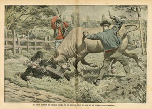 Illustration av Eugene Damblans (1865-1945) i Le Pelerin av Eugene Damblans
