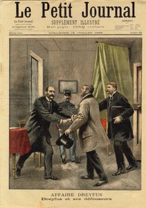 Le Petit Journal angående Dreyfus-affären, 1899.