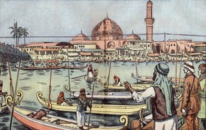 Mada Ashar, illustration av Damblans från franska tidningen "Le Pelerin" 29 januari av Eugene Damblans
