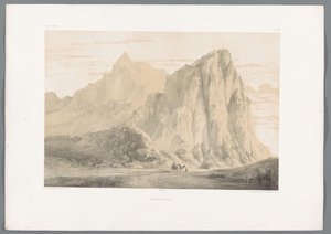 Mount Behistun i Iran Mont Bi Sutoun (titel på objekt) Persiska landskap (serietitel) Perse modern (serietitel)