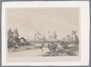 Shahs moské eller kungens moské i Isfahan Mosquée du Châh (Ispahan) (titel på objekt) Persiska landskap (serietitel) Perse modern (serietitel)