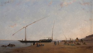På Nilen, nära Philae av Eugène Fromentin