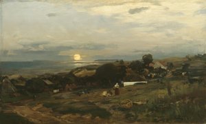 E.Dücker, solnedgång av Eugene Gustav Dücker