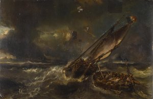 Efter stormen av Eugene Isabey