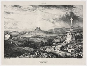 Larderole slott, 1832. av Eugene Isabey