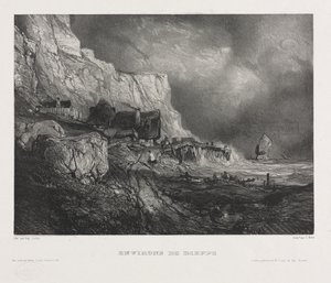 Sex marinsoldater, 1833. av Eugene Isabey