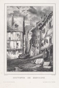 Souvenir av Bretagne av Eugene Isabey