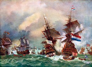 Slaget vid Texel, 1673 c1920.