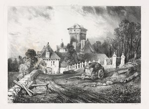 Pittoreska och romantiska resor i det antika Frankrike, Auvergne..., 1832. av Eugene Isabey