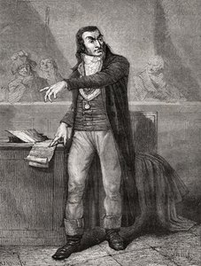 Antoine Quentin Fouquier-Tinville (1746-95), graverad av Blanpain