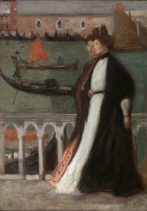 Längs Riva, sent 1800-tidigt 1900-tal. av Eugene Laurent Vail