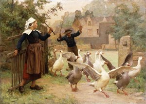 Guidning av Gaggle av Eugene Leon Labitte