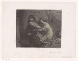 Josef och Potifars hustru Joseph et Putiphar (titel på objekt) Forntida och samtida konstnärer (serietitel) Les artistes anciens et modernes (serietitel)