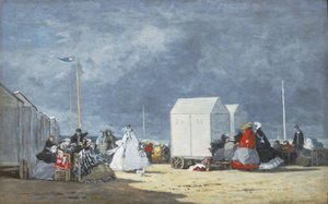 Närmar sig storm, 1864 av Eugene Louis Boudin