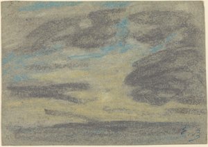 Moln över havet, 18601865. av Eugene Louis Boudin