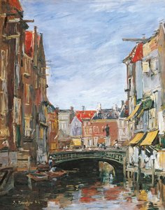 La Place Ary Scheffer, Dordrecht av Eugene Louis Boudin