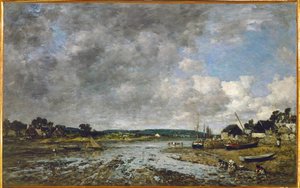 Norman Tvättkvinnor på stranden av Eugene Louis Boudin