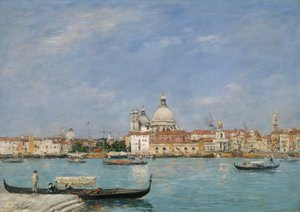 Venedig, Santa Maria della Salute från San Giorgio