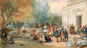 En jaktfrukost i England, 1870 av Eugene Louis Lami