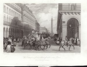 Der Einzug eines Botschafters in Paris von Eugene Louis Lami