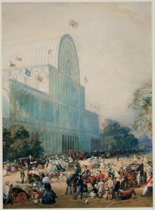 Invigningen av Crystal Palace, 1851 av Eugene Louis Lami